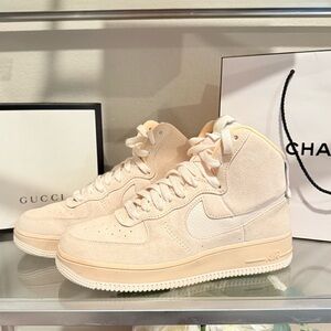 Nike Women's Air Force 1 Sculpt 'Sail Sesame W' Sneakers - Size 8